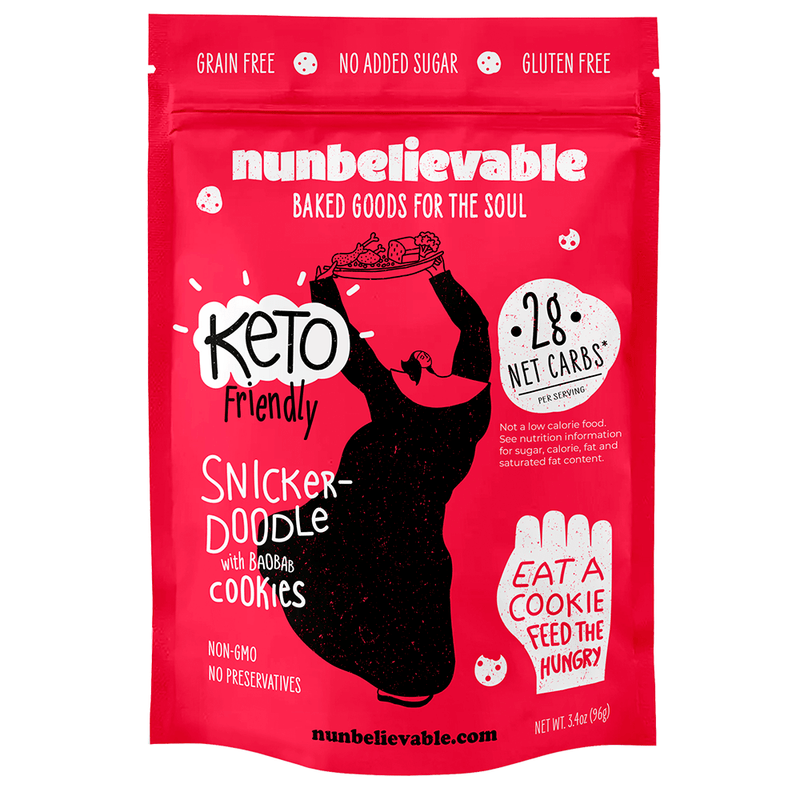 Snickerdoodle with Baobab Cookies (Low Carb, No Sugar Added, Gluten Free)